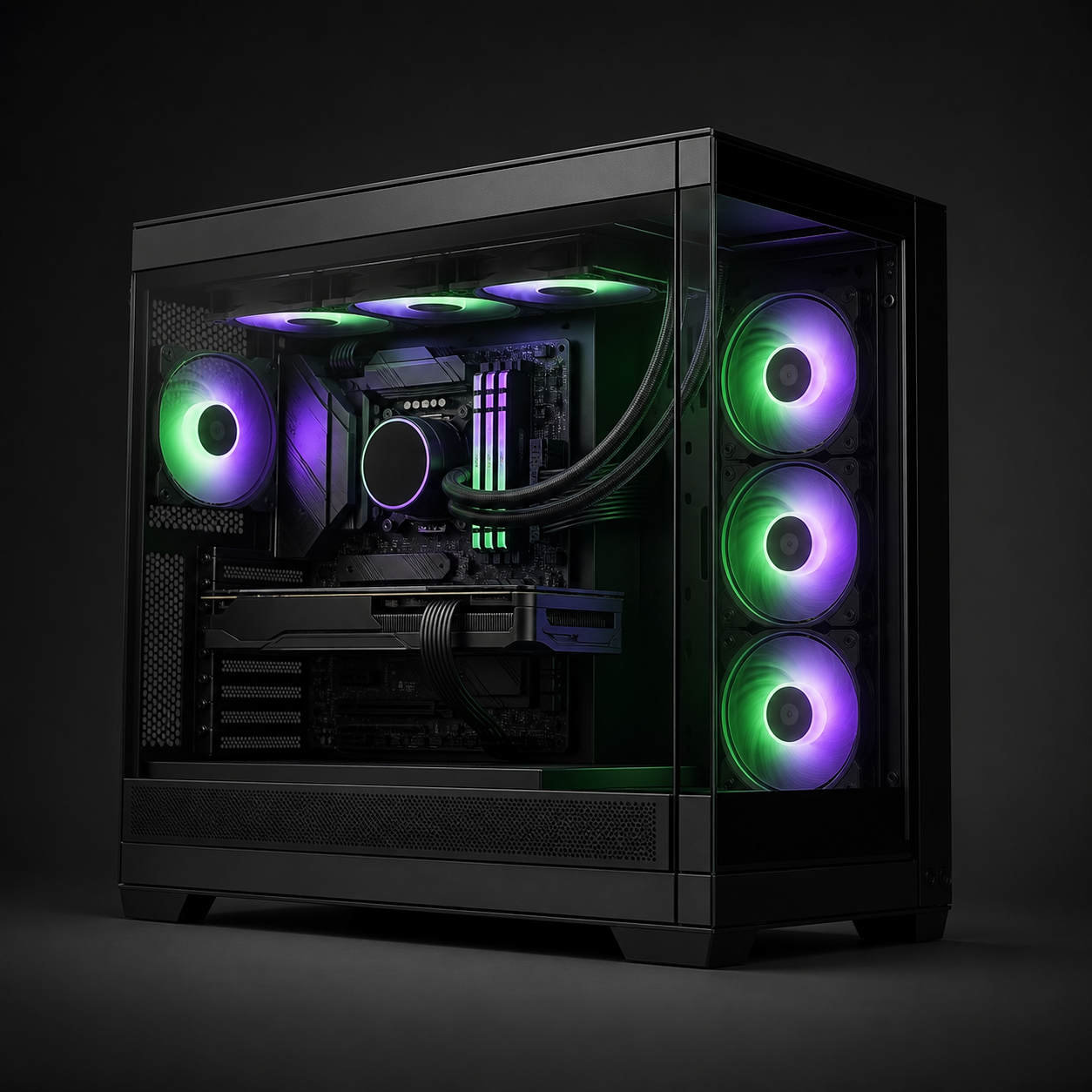 AI preview inspired by NZXT H5 Flow